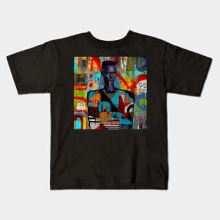 Grace Jones pop art Kids T-Shirt